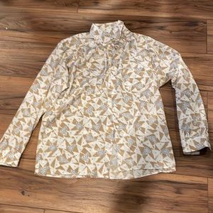 Alfred Dunner size 12 polyester button down shirt